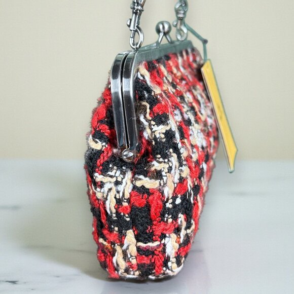 Patricia Nash Potenaz Kisslock Boucle Framed Clutch Shoulder Bag - New - Picture 6 of 13